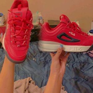 Shoes red fila